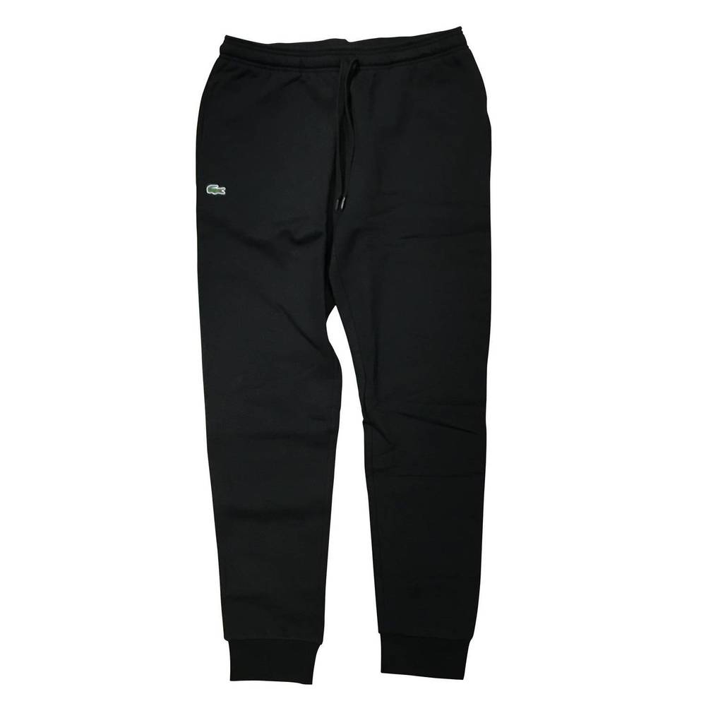 NEW LACOSTE sport fleece tennis sweatpants in black - Picture 3 of 3